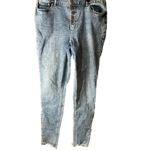 M Jeans by Maurices Women's Button Fly Jeans Large